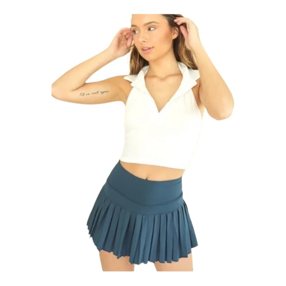 Gold Hinge Skirts Gold Hinge Pleated Tennis Skirt Xxl Poshmark